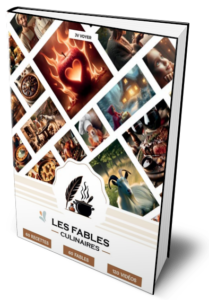 couverture du livre « les fables culinaires », recettes de cuisine régionale, et fables