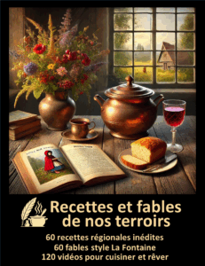 Le livre recettes et fables de nos terroirs est en vente sur Amazon