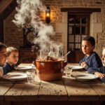 les enfants attendent les recettes et les fables des terroirs