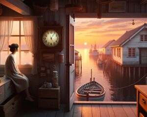 En attendant le retour du pêcheur de maquereau