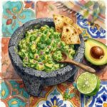 authentique guacamole mexicain