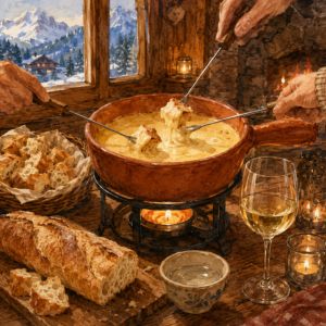 fondue suisse conviviale recette